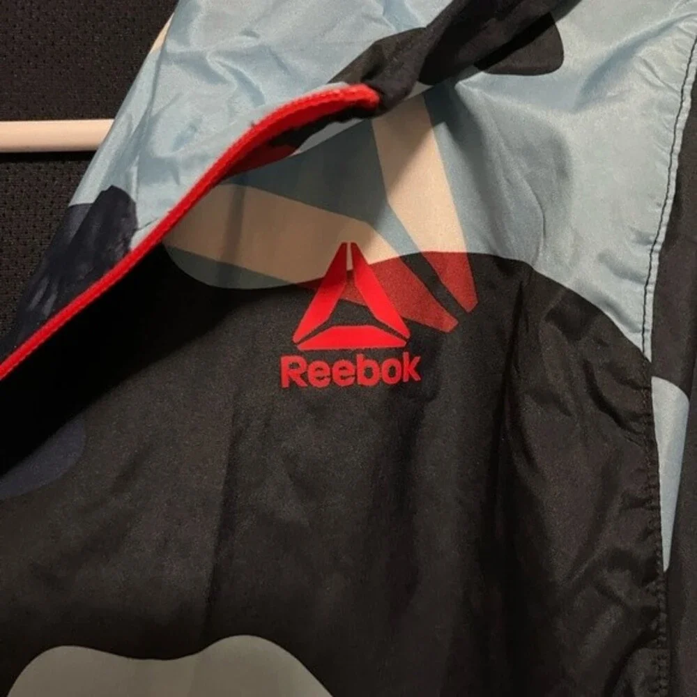 Reebok Big Boys Size 18 XXL Windbreaker Full Zip Hoodie Jacket